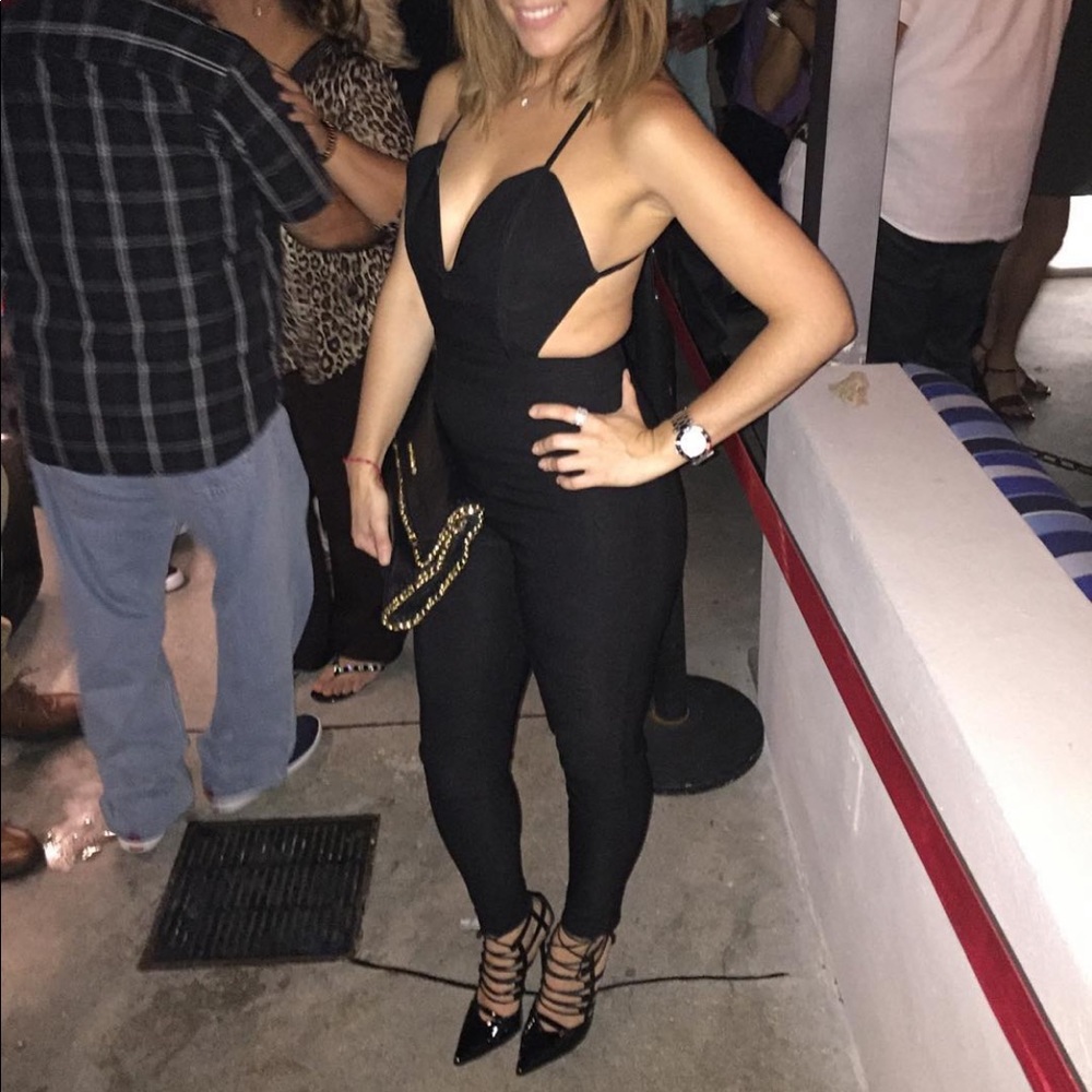 Black jumpsuit